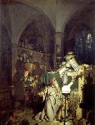 Joseph wright of derby The Alchemist Discovering Phosphorus or The Alchemist in Search of the Philosophers Stone oil painting artist